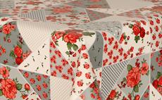 Patchwork Rose Grey