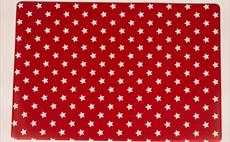 Little Stars On Red Place Mat
