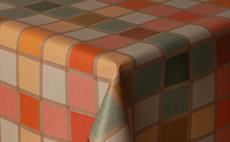 Mosaic Check PVC Packaged Tablecloths