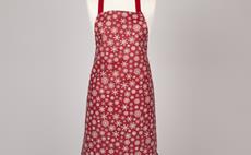 Snowflake Red Adult Apron - Symphony