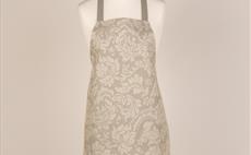 Damask Grey Adult Apron - Catalonia