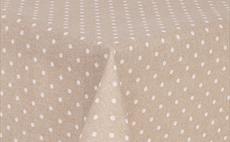 Dottie Beige Tablecloth