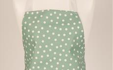 Fantasy Dots Duck Egg Adult Apron - Loneta