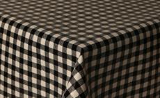 Gingham Black