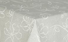Glam Stencil Flower Tablecloth