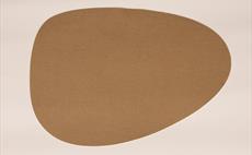 Lino Beige Place Mat (Tear Drop)