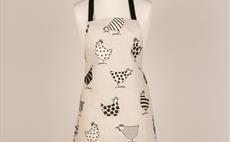 Two Tone Chickens Adult Apron - Loneta