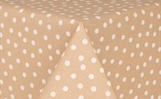 Fantasy Dots Latte Tablecloth