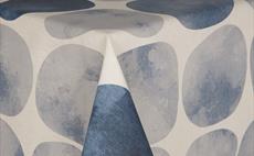 Stones Blue Tablecloth