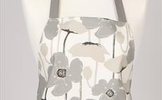 Poppies Grey Adult Apron - Blaze