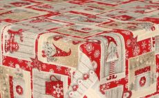 Xmas Gnomes Oilcloth (Living)